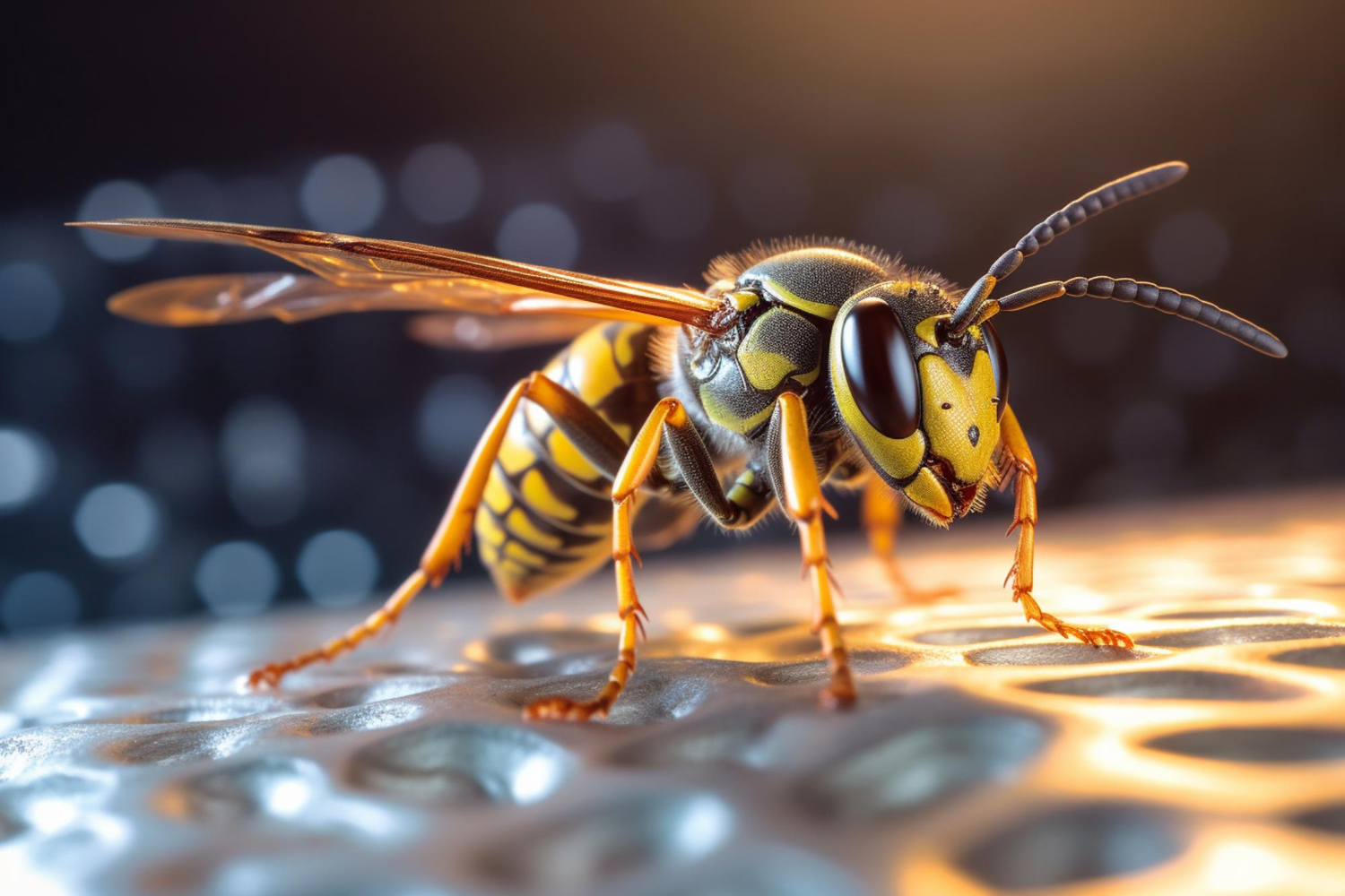 wasp pests in summertime