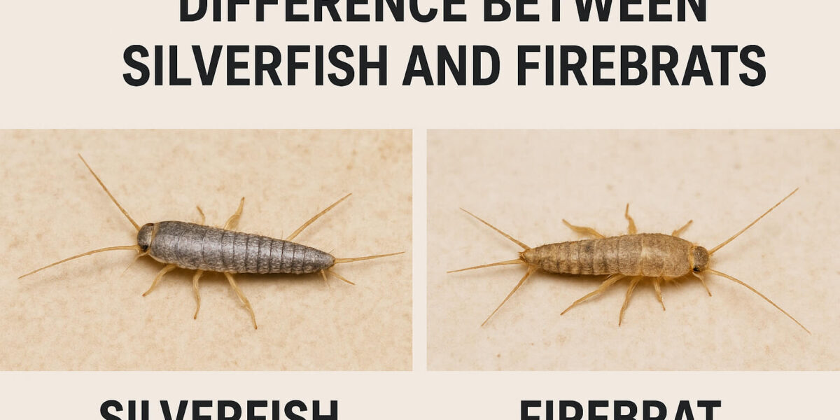 Difference Between Silverfish & Firebrats | Phantom Pest Control