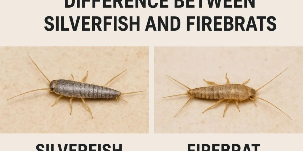 Difference Between Silverfish & Firebrats | Phantom Pest Control