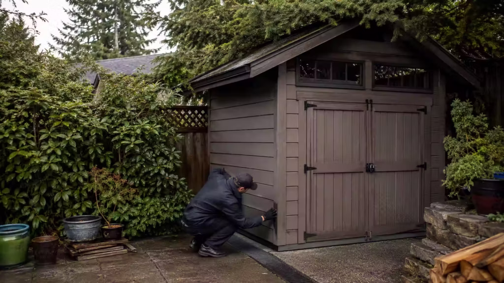 how to keep pests out of shed