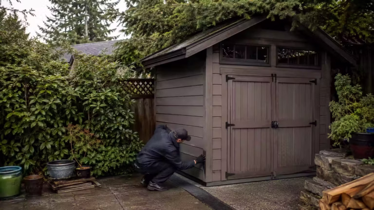 how to keep pests out of shed