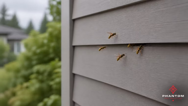 Wasp Nest Under Siding