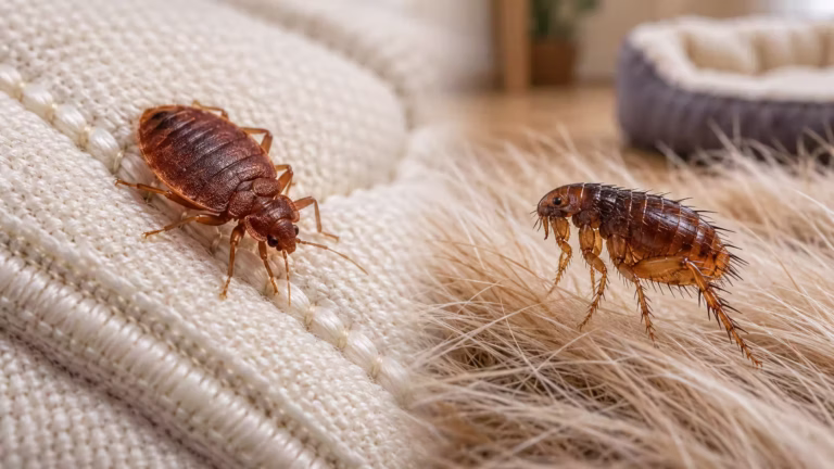 Bed Bugs vs Fleas