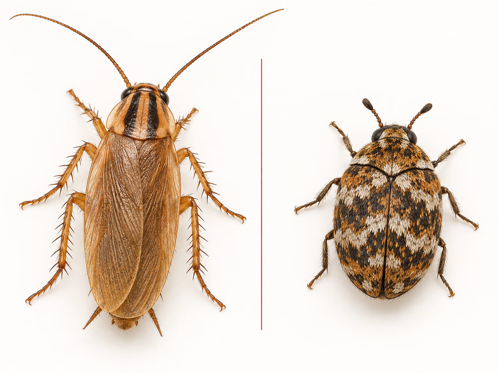 cockroaches or beetles