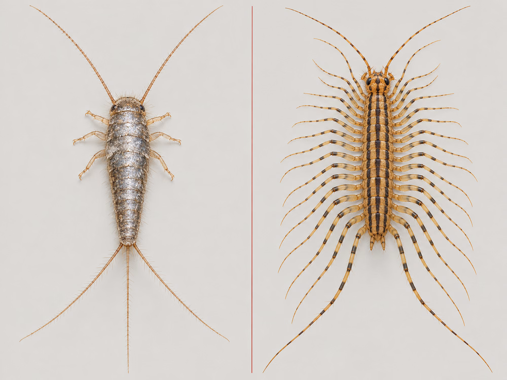 Silverfish vs Centipede