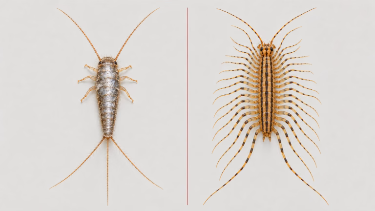 Silverfish vs Centipede